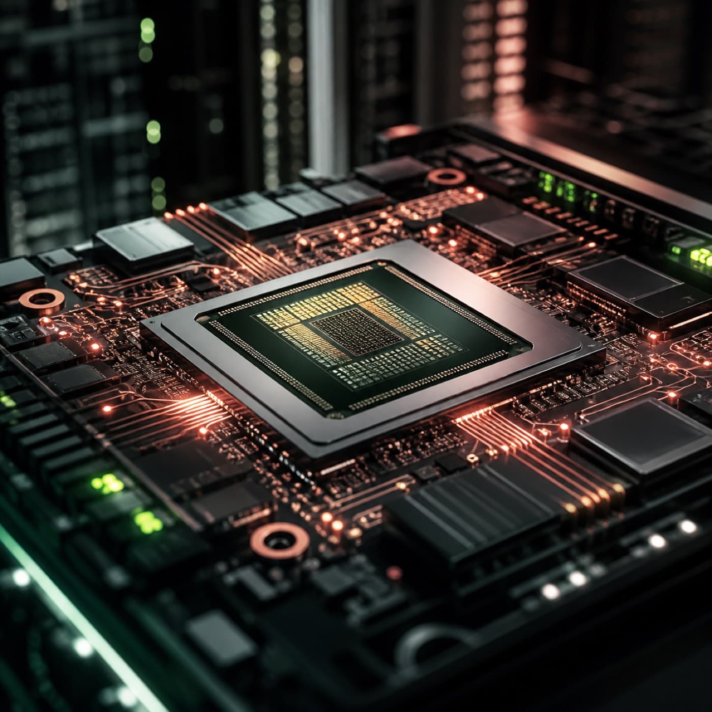 AI chip used in a professional news post