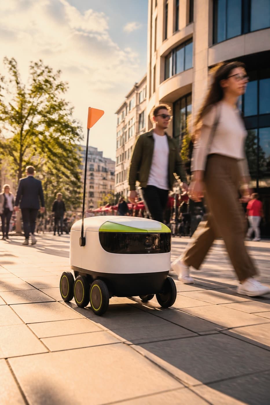 Delivery robot source video